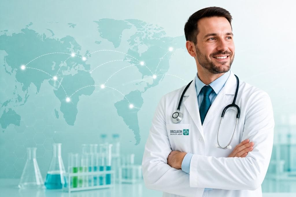 Doctor in healthcare environment